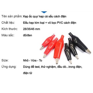 Kẹp cá sấu 3.5~4.5 Cm