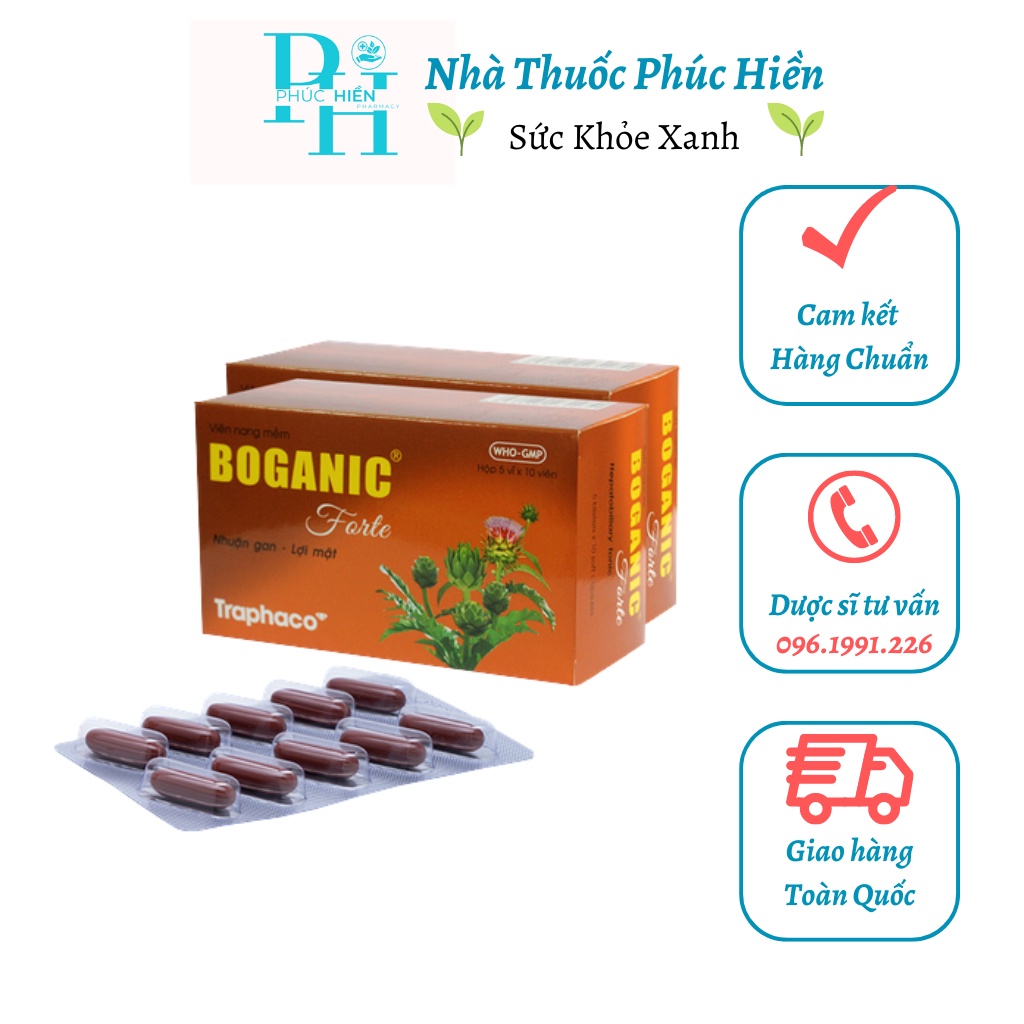 Giải độc gan Boganic - sản phẩm của Traphaco - hỗ trợ mát gan &amp; giải độc gan