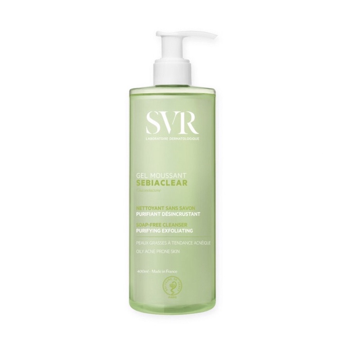 Sữa Rửa Mặt SVR Cho Da Dầu Mụn - SVR Sebiaclear Gel Moussant 400ml Loại Bỏ Tế Bào Da Chết SRM