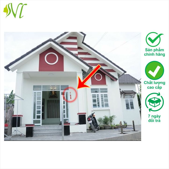 Mặt dây chuyền phong thuỷ treo nhà treo xe hơi Thiên Tâm Đạo Người Đẹp Vì Lụa không đen xài nước tốt