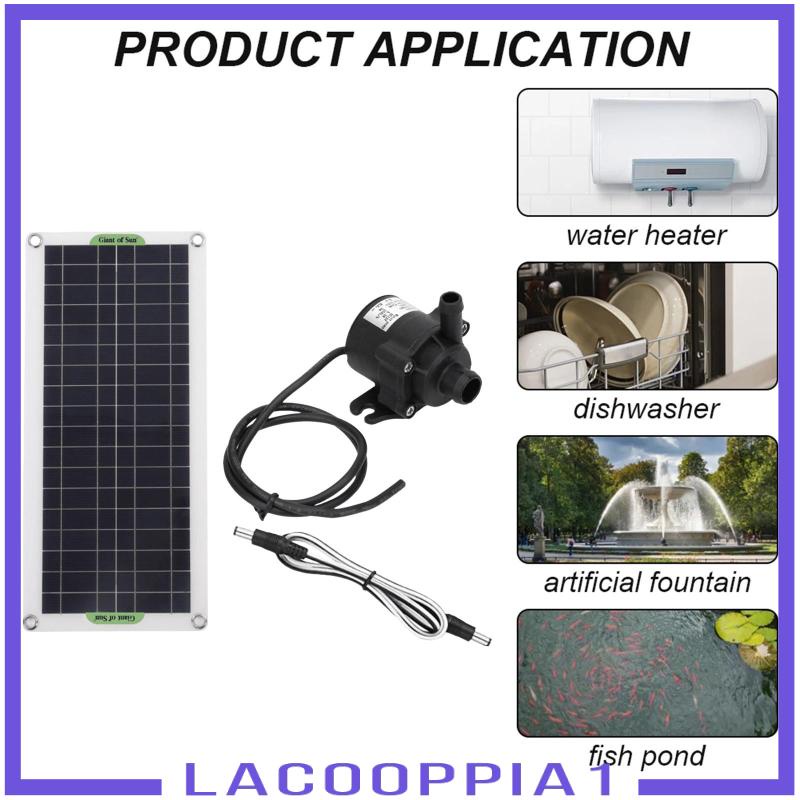 Đài Phun Nước Năng Lượng Mặt Trời Lacooppia1 Có Thể Điều Chỉnh Thời Gian Cho Bể Cá