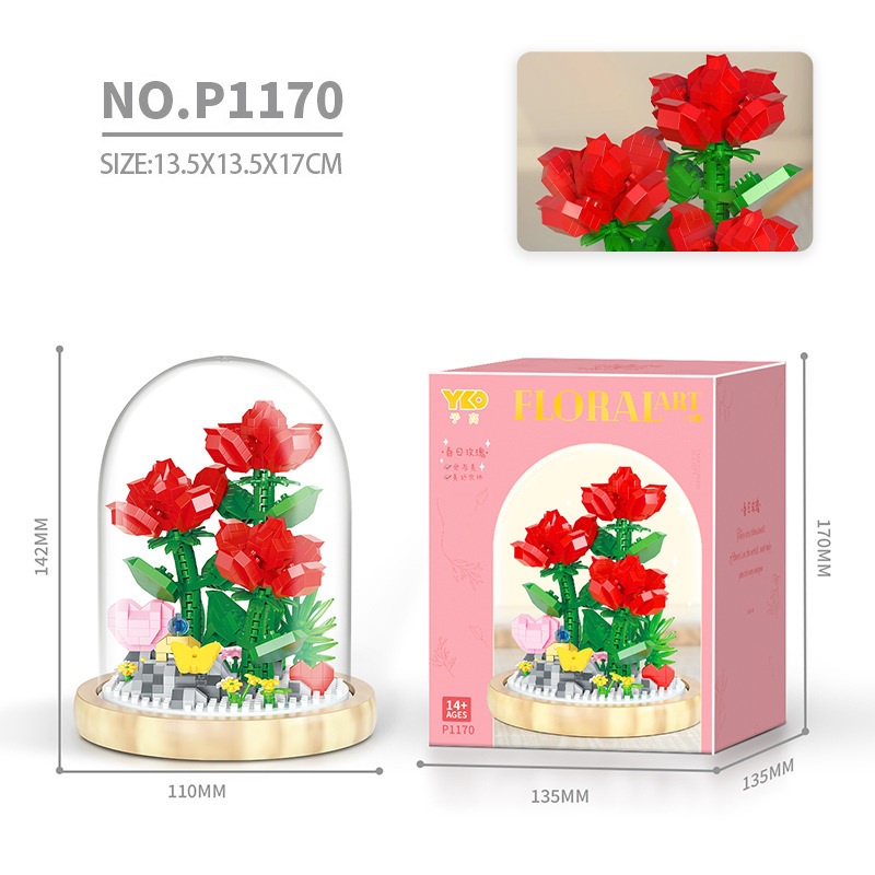 Khối Xây Dựng Hoa Sen Hoa Mẫu Đơn Đẹp Mắt 1170 Ý Tưởng Vui Nhộn Làm Quà Tặng Cho Bé Gái