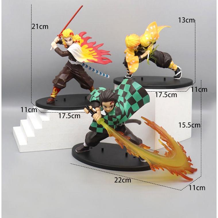 Mô hình Tanjirou Trạng thái chiến đấu Thanh gươm diệt quỷ Figure
