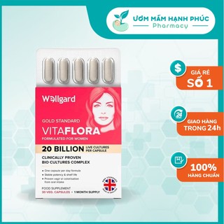 Men vi sinh phụ khoa Vitaflora Wellgard 20 tỷ lợi khuẩn
