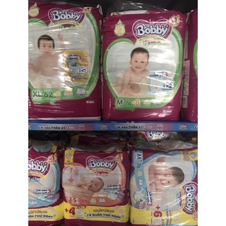 Tã dán /quần bobby đủ size S80/M76/M76/L68/xl62
