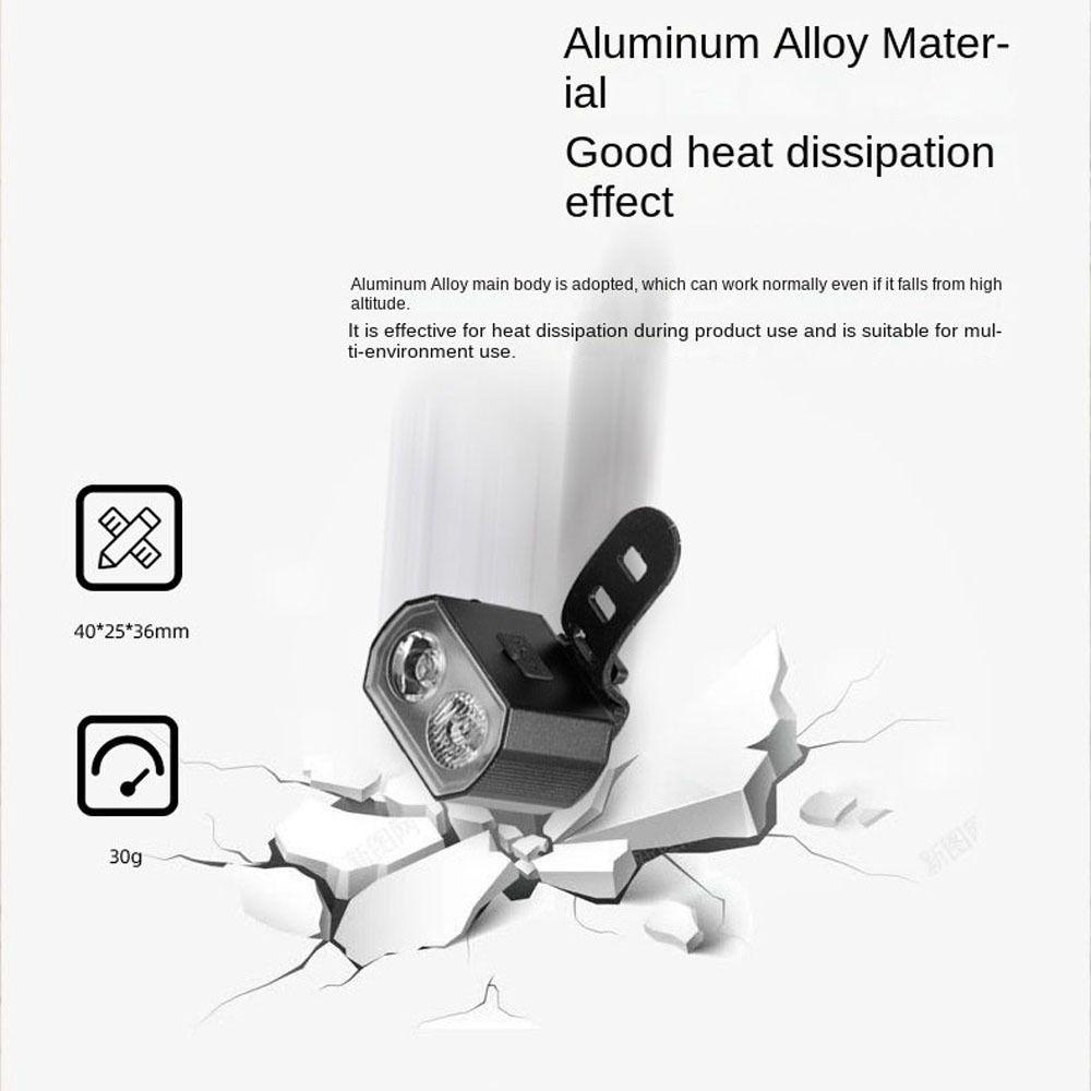 Đèn Pha LED Cảnh Báo Gắn Đuôi Xe Đạp Có Thể Sạc Lại Bằng Cổng USB