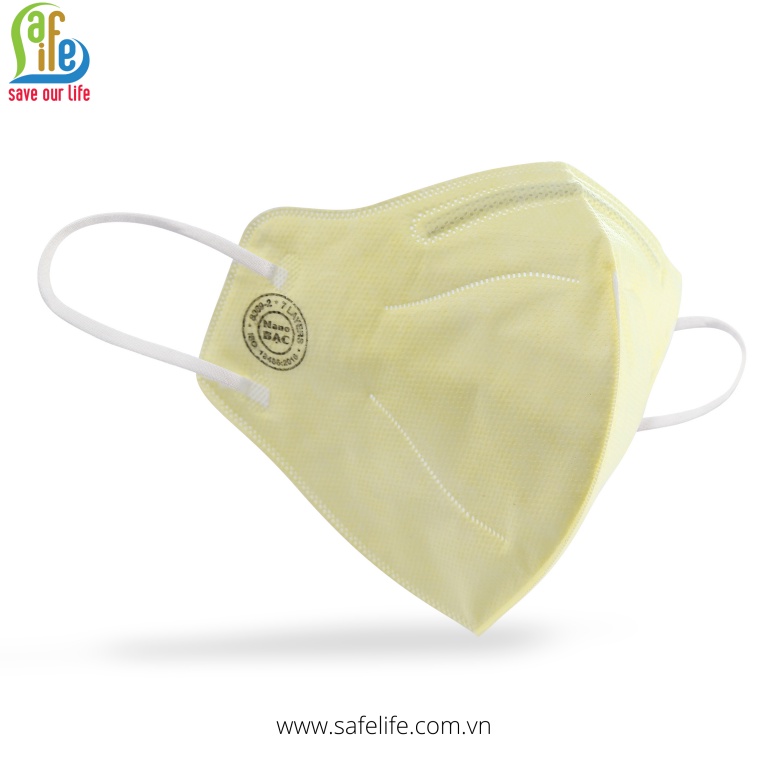 Safemask Nano- Khẩu trang cao cấp N99- phòng nhiễm khuẩn và lọc bụi mịn PM2.5 -hộp 10 chiếc không van