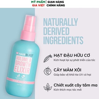 Xịt Dưỡng Tóc Hairburst Volume and Growth Elixir 125ml