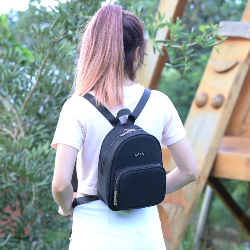 Balo LAZA Dona Backpack 545 - Chất liệu canvas trượt nước - Bảo hành TRỌN ĐỜI