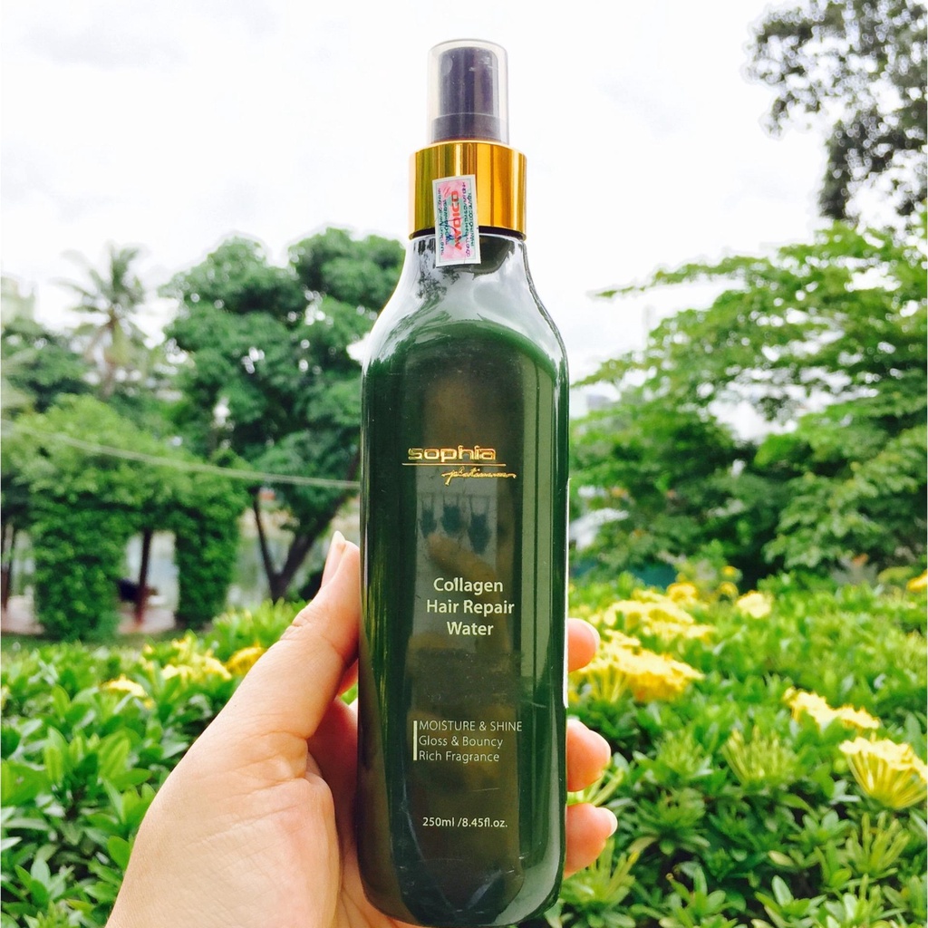 Xịt dưỡng phục hồi Sophia Collagen Hair Repair Water 250ml