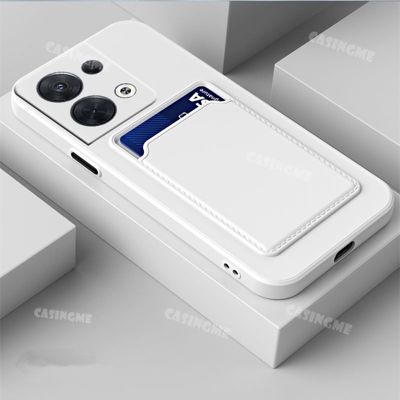 Ốp Điện Thoại TPU Silicon Chống Sốc Có Ngăn Đựng Thẻ Cho OPPO Reno 11  reno 10 A18 Reno8 8Pro 5G Reno 8 8Z Pro Reno8Z Reno8Pro Reno8