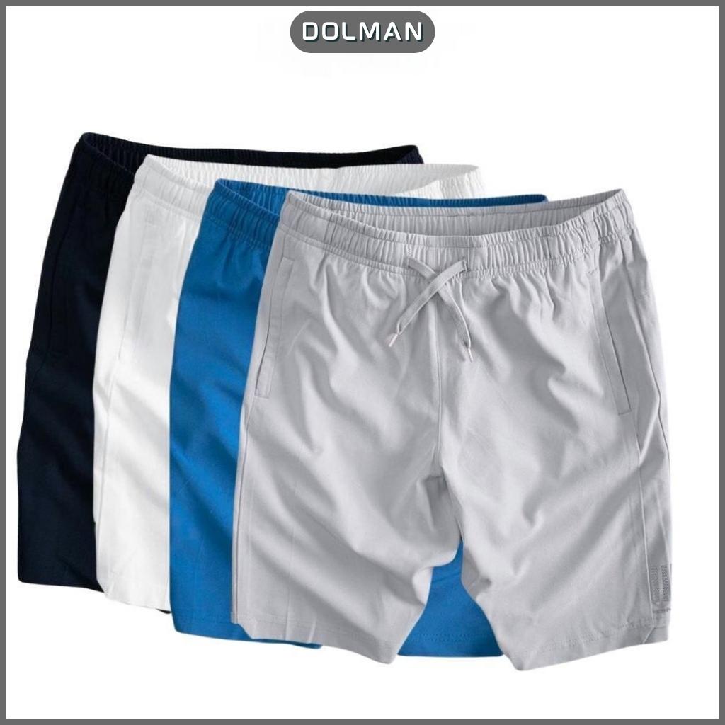 Quần đùi nam mặc nhà vải gió quần short nam thể thao co giãn DOLMAN QD04