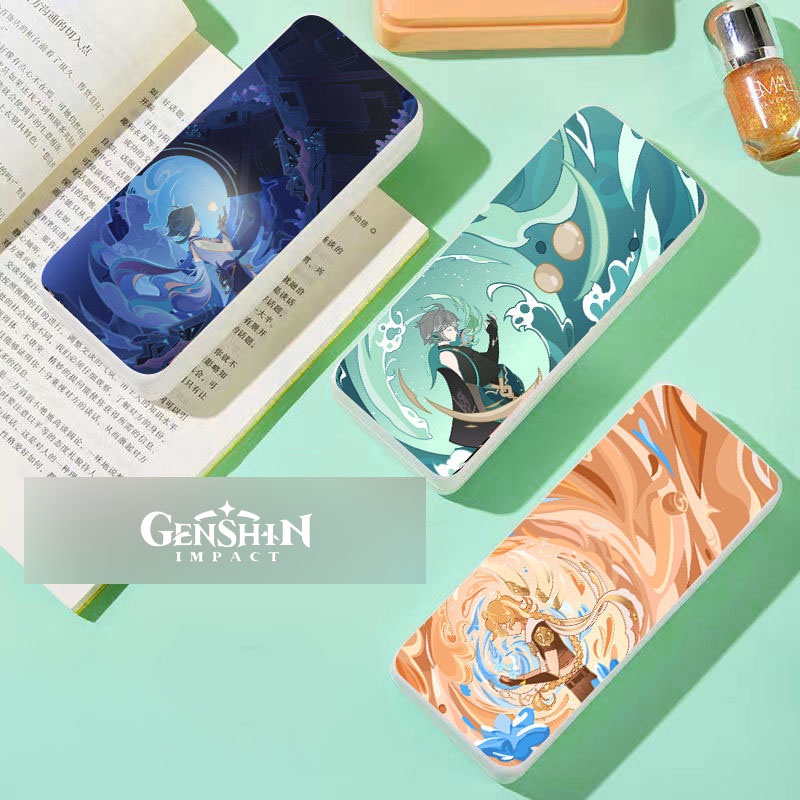 Hộp Đựng Mắt Kính Màu Nước Cho Genshin Iqaden shogun kazuha hutao xiao