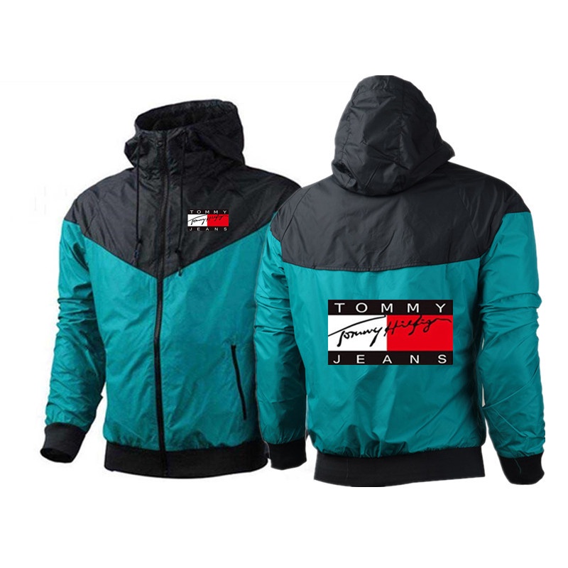 Áo Khoác Thể Thao In Chữ Tommy Thời Trang Xuân Thu 2022 Cho Nam