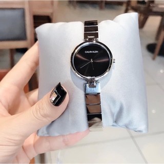 Đồng hồ nữ Calvin Klein dây thép không gỉ, kích thước 32mm