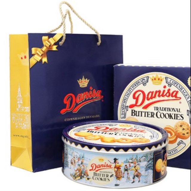 Bánh quy bơ Danisa hộp thiếc 200g/ 454g/ 681g/ 908g
