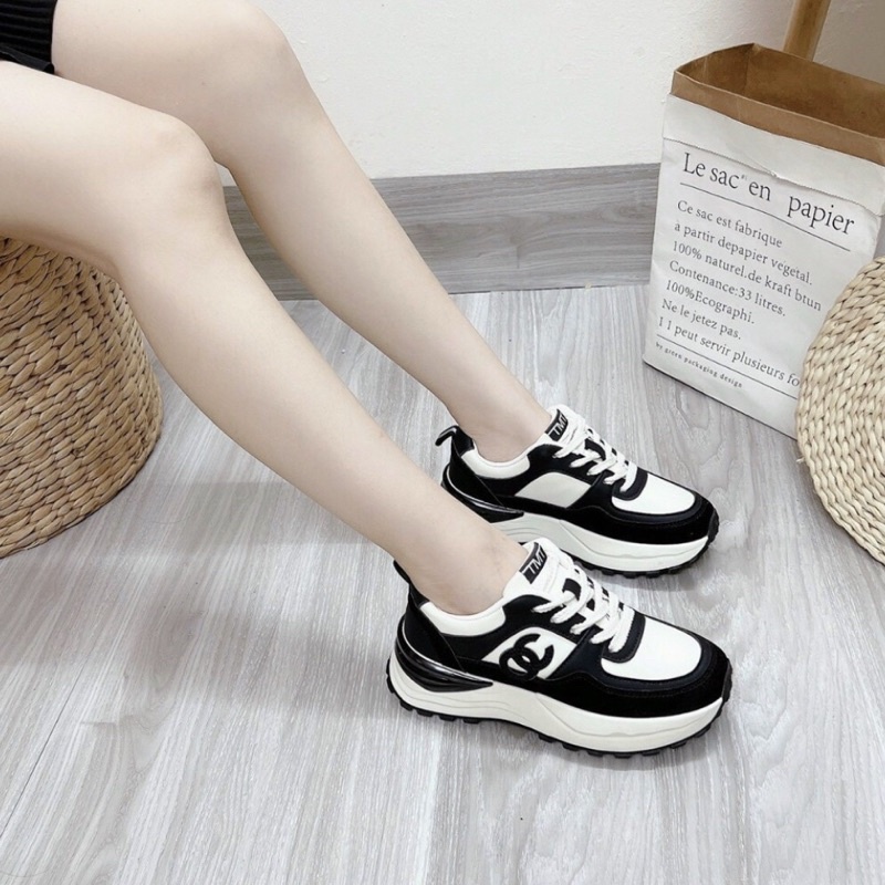 GIÀY THỂ THAO NỮ ĐỘN ĐẾ 3P CHANE