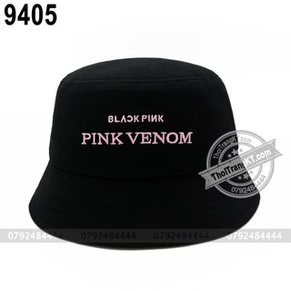 Nón bucket pink venom black-pink màu đen - 9405
