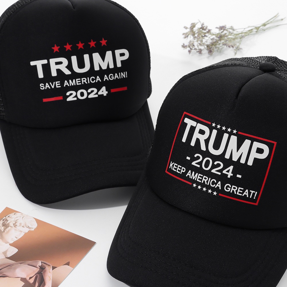 ✓✣Nón Lưỡi Trai Thêu Hình Donald Trump 2024 3D
