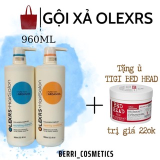 Cặp Dầu Gội Xả Olexrs 960ml (kèm ủ Kar)