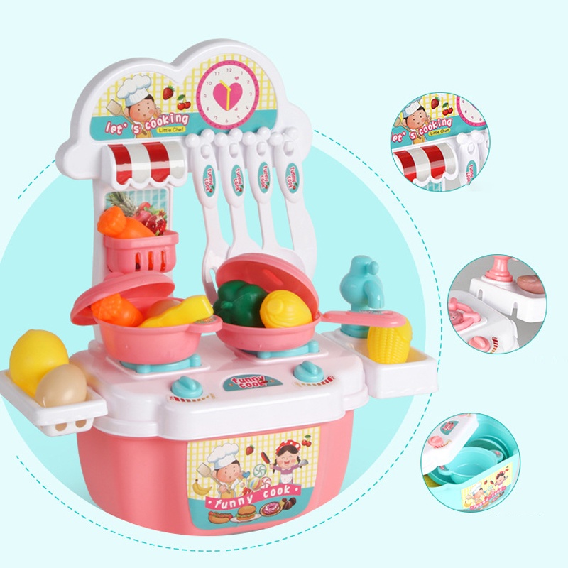 WO·WO Đồ chơi trẻ em Cắt Trái Cây mini Có Nhạc Cho Bé