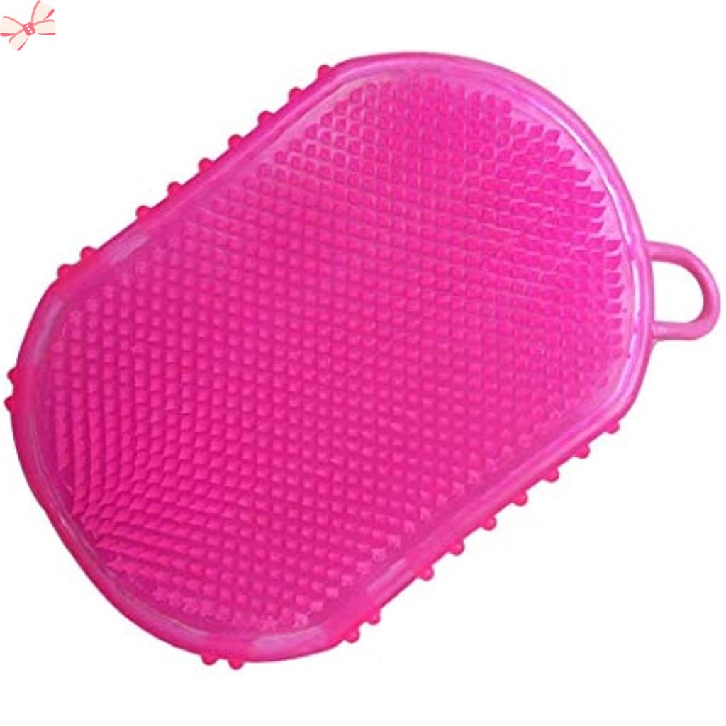 Bàn Chải Silicon Hai Mặt Mát Xa Lưng Khi Đi Vệ Sinh Cho Bé