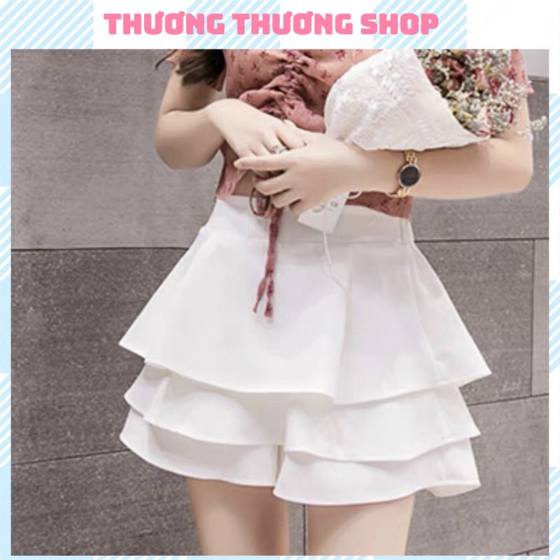 Chân Váy 3 TẦNG TRƠN  chất tuyết mưa, Phối đồ cực xinh tôn dáng.