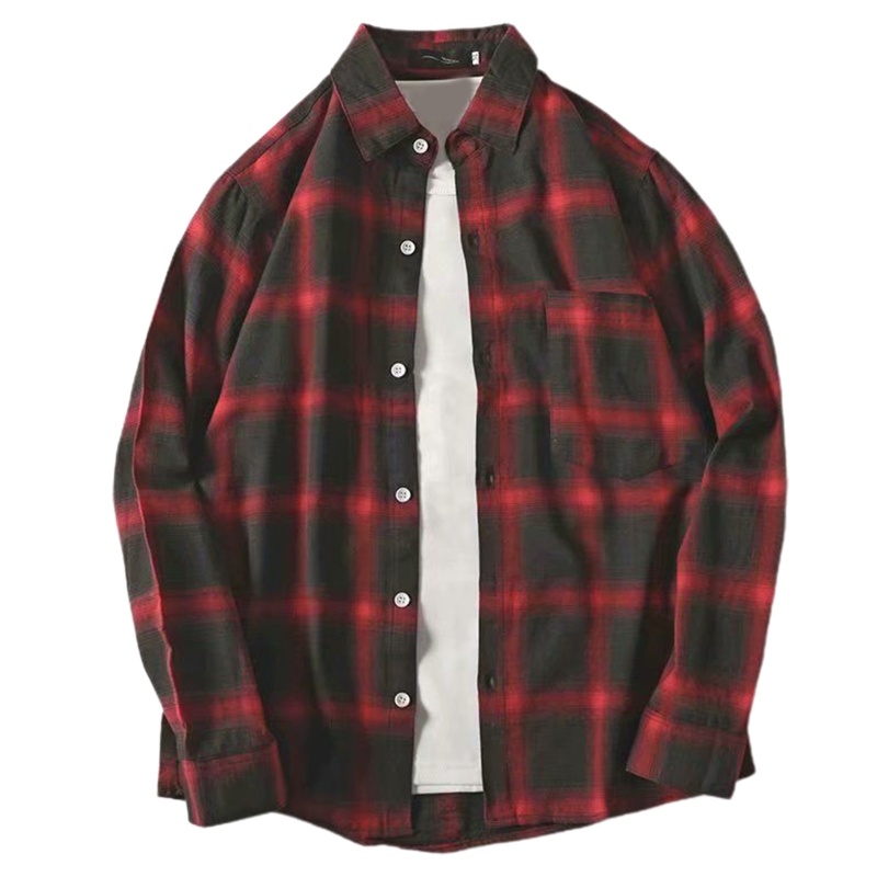 Áo Sơ Mi Tay Dài Dáng Rộng Họa Tiết Kẻ Sọc Cỡ Lớn Thời Trang Công Sở Cho Nữ