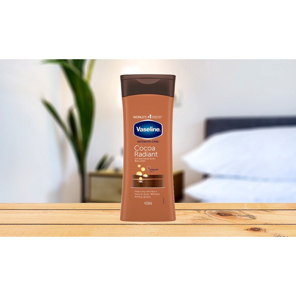 Dưỡng thể CẤP ẨM & TRẺ HOÁ DA Vaseline Body Lotion - Cocoa Bơ Cacao & Matur