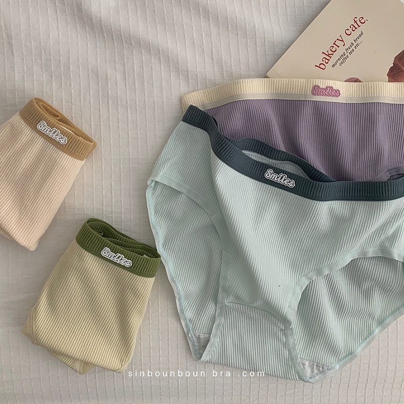 Quần Lót Cotton Nhẹ Co Giãn Thoáng Khí Thoải Mái Cho Nữ
