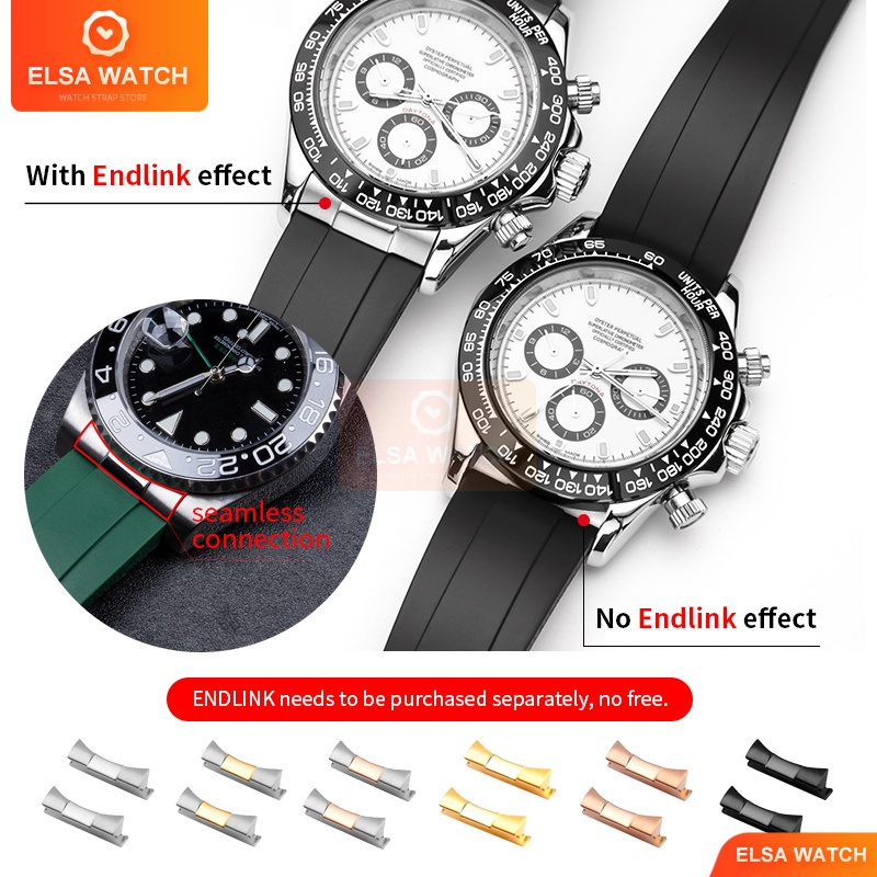 Dây đồng hồ rolex 20mm dây đồng hồ 20mm dây đồng hồ cao su rolex dây đồng hồ Daytona dây đồng hồ Green