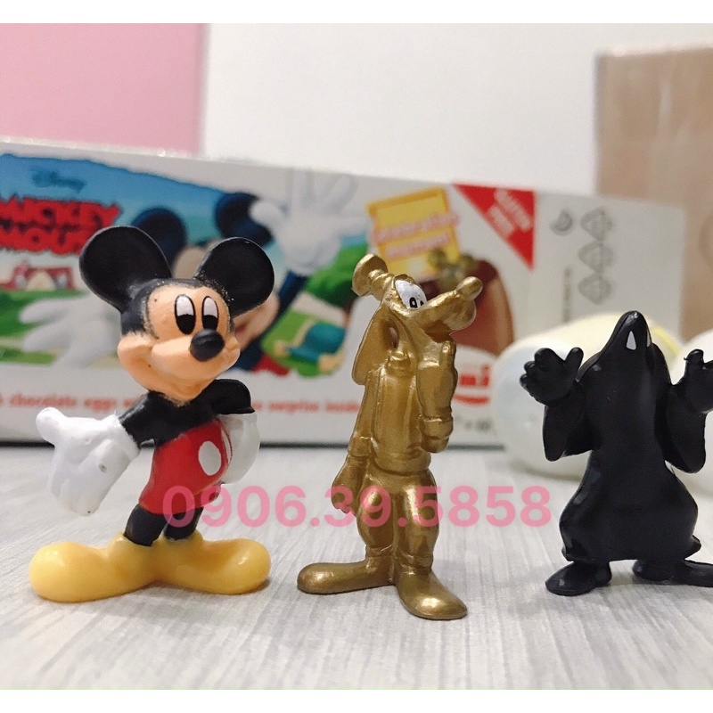 Hộp 3 trứng Socola // Mickey Mouse của hãng Disney Zaini Ý hộp 60g // Date:5/2025
