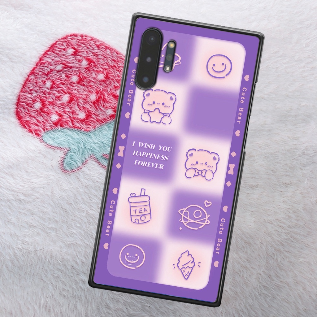 Ốp Samsung Note 10 / Note 10 Plus / Note 10+ gấu cute gấu dễ thương nhiều màu sắc ốp xinh cá tính