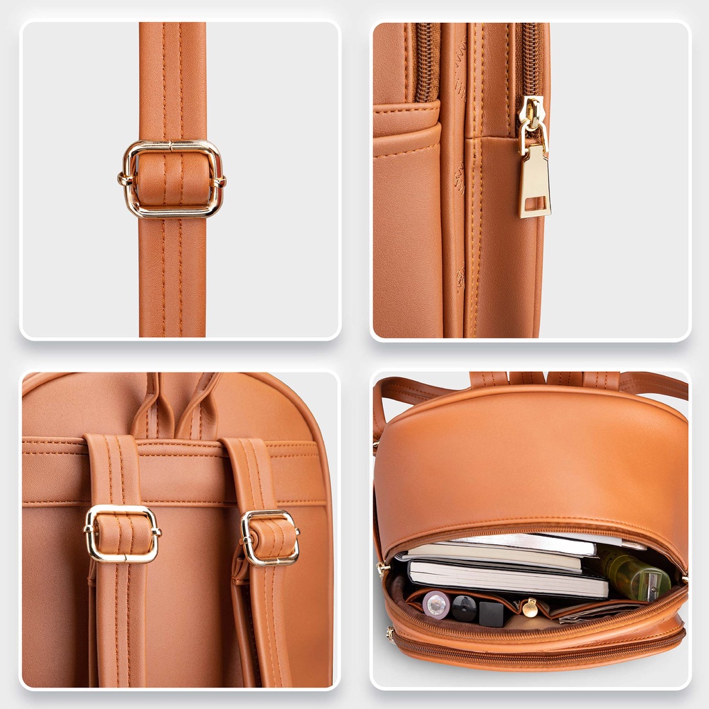 Balo da nữ họa tiết quả trám YUUMY Seasand YBA62