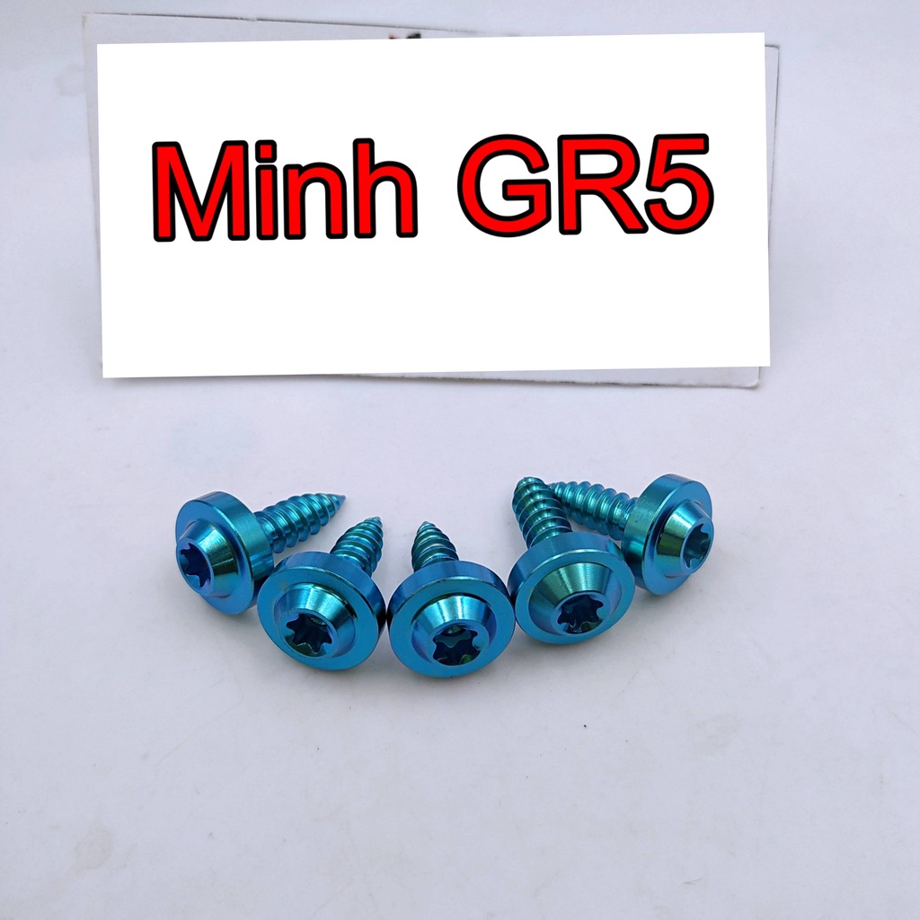 COMBO Bộ 6 Con Ốc Titan Gr5 Dàn đầu+Baga Exciter 150