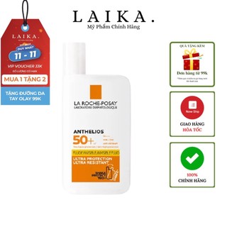 Kem Chống Nắng La Roche Posay Anthelios Shaka Fluid SPF 50+ LaiKa