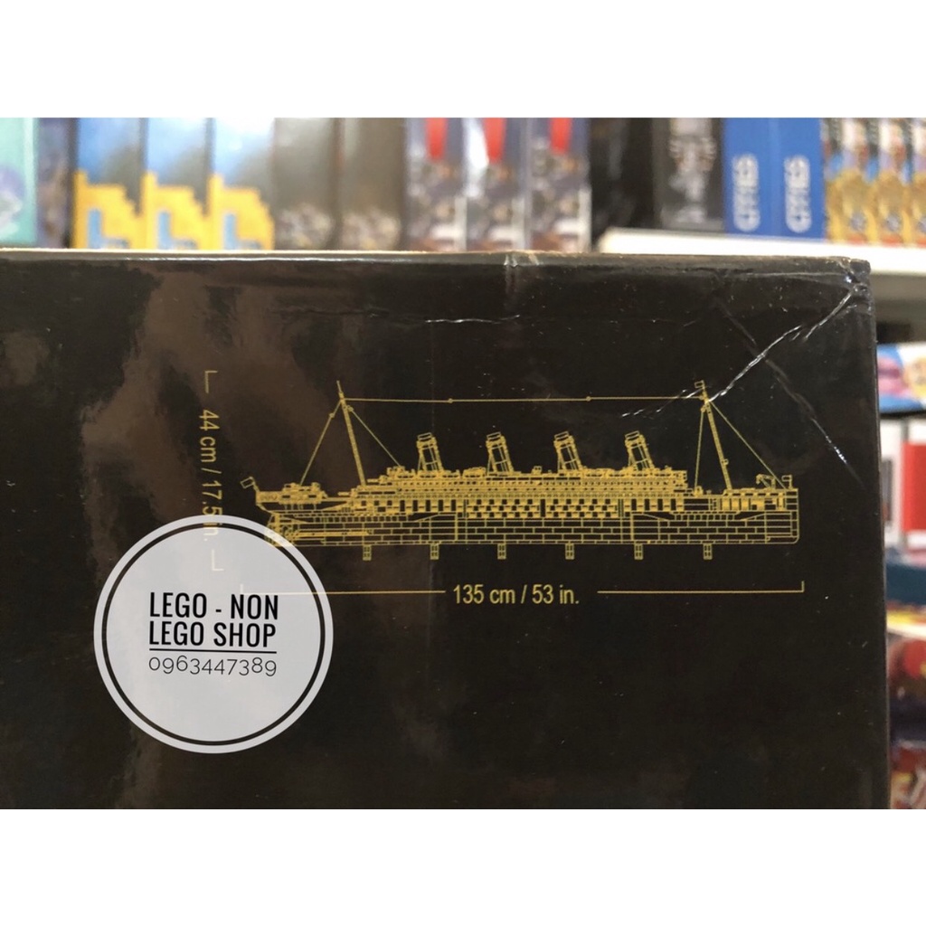 Xếp Hình Tàu Titanic 10294 6998 77000 82996 Phiên Bản Lớn 9090 Mảnh