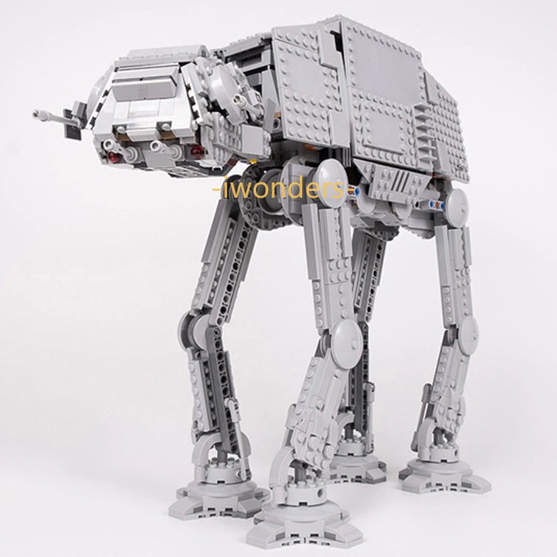 AT-AT Building Blocks Máy tấn công Walker Luke Skywalker General Veers The Empire Vs. Quà tặng đồ chơi Rebel Alliance 75288 Kids education toys