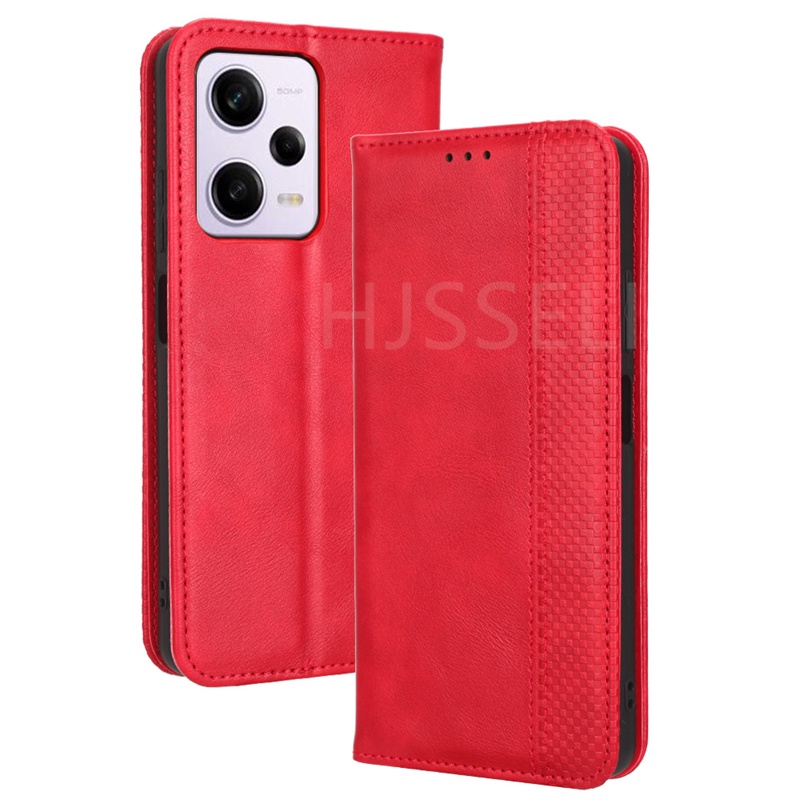 Ốp Dạng Lật Bằng Da PU Dành Cho Redmi Note 12 Pro 5G Realme Note12 Pro Plus 5G