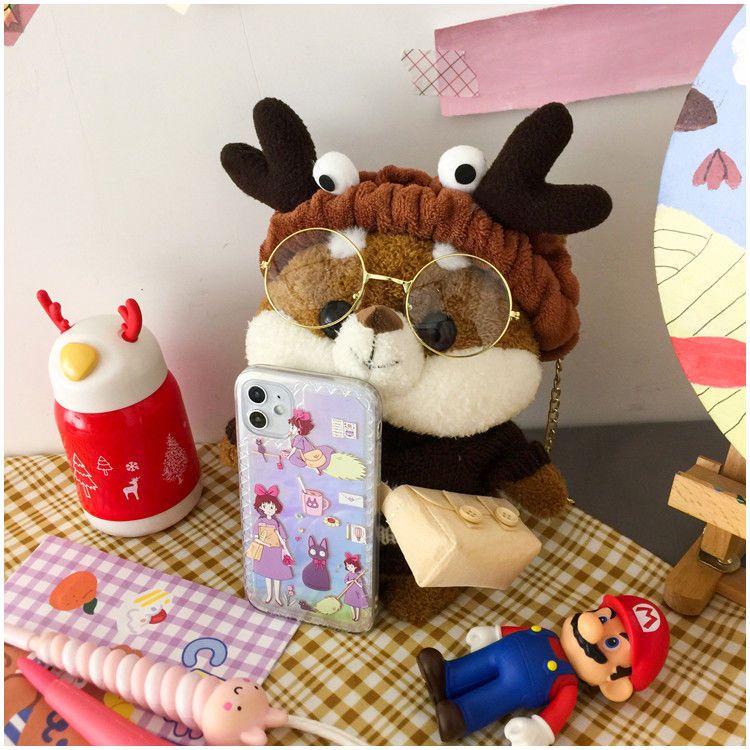 Túi Đeo Chéo Hình Thú Nhồi Bông Dễ Thương Cho Nữ