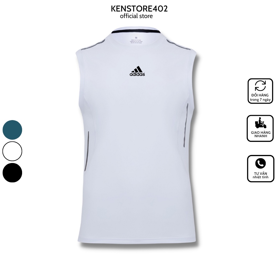 Áo ba lỗ nam thể thao A118, áo tanktop chất thun lạnh co giãn 4 chiều tập gym chạy bộ thấm hút