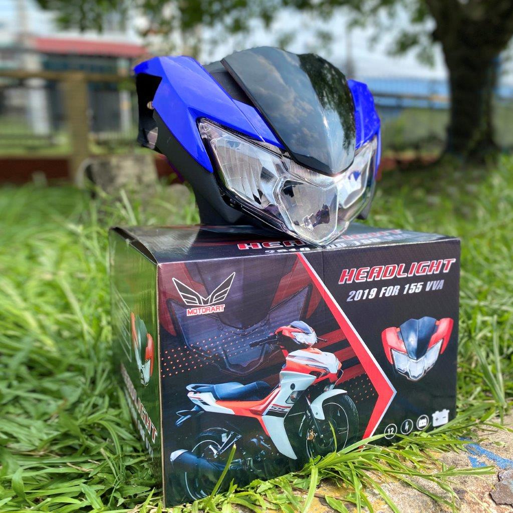 Bộ đầu đèn Exciter 155 mẫu Exciter 2019 lắp như zin.