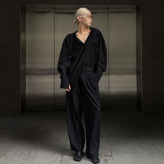 Common sense - quần áo sơ mi unisex oversized màu đen