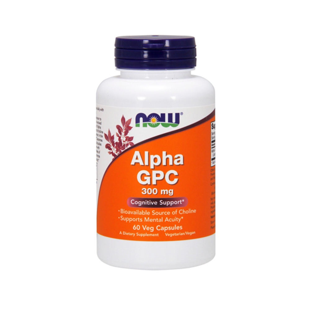 Viên uống Now Food Alpha GPC 300 mg 60 viên 1 hộp