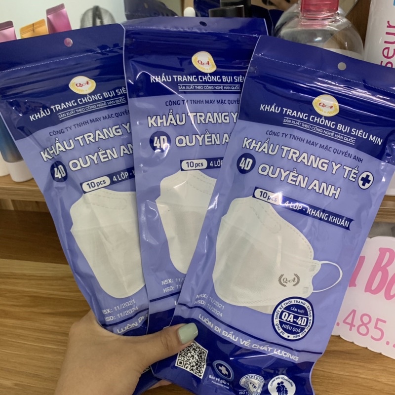 khẩu trang kf94 kháng khuẩn quyền anh