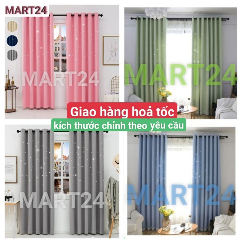 Rèm cửa chống nắng, ORE, hoạ tiết ngôi sao chiếu sáng
