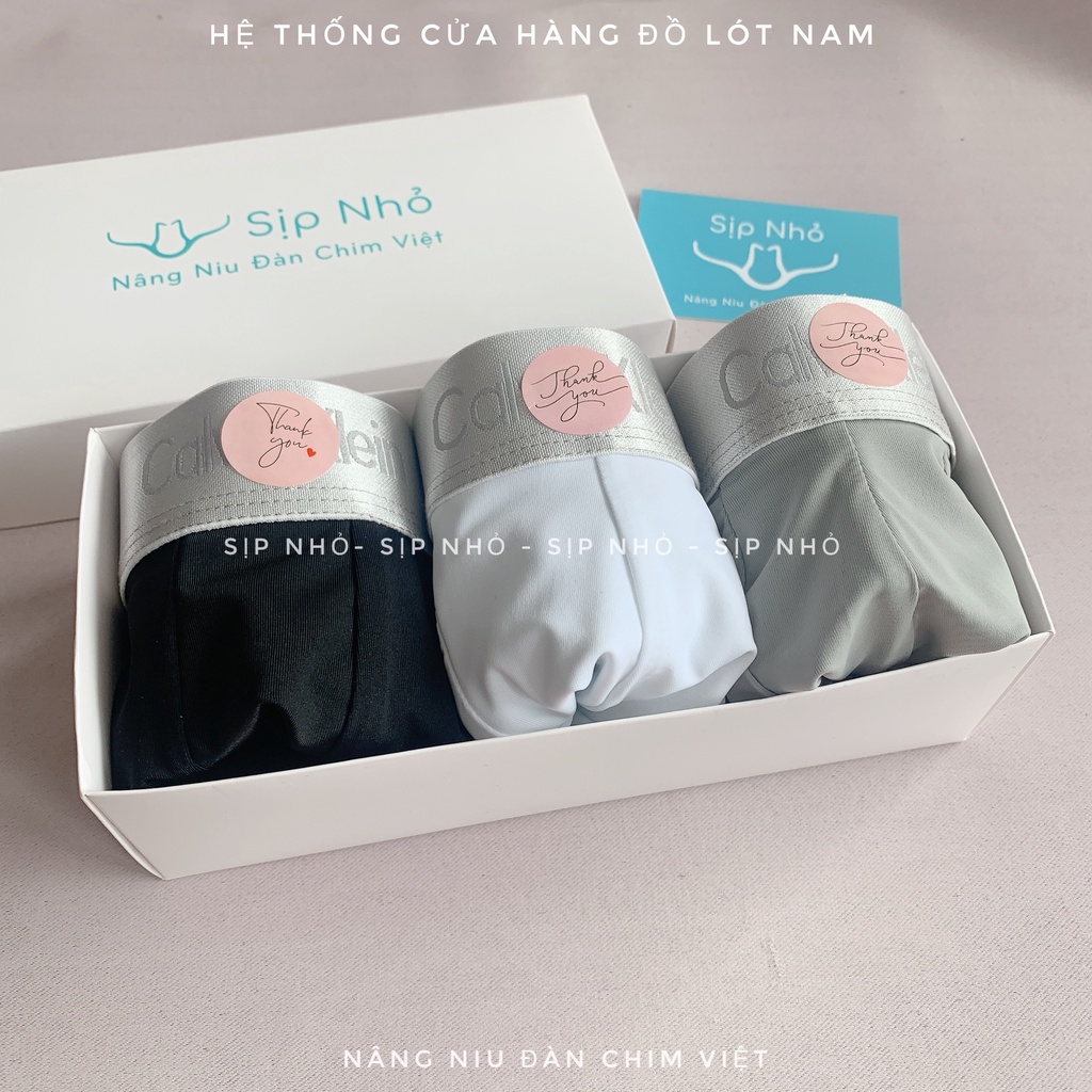 Quần sịp nam thun lạnh quần lót đùi nam chất thun co dãn mềm mịn thoải mái