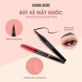 Kẻ Mắt Sivanna Colors Xpress Eyeliner Pen
