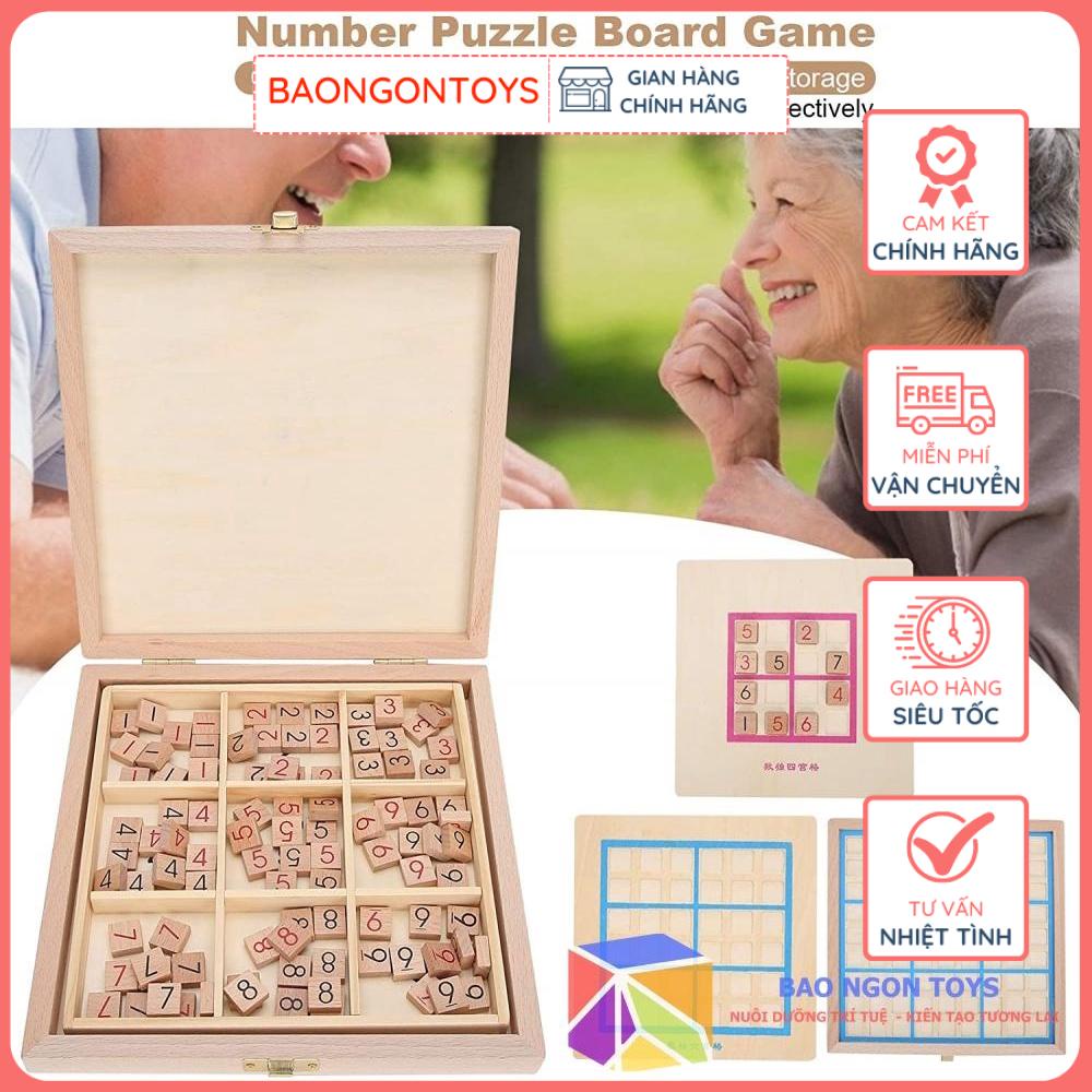 ĐỒ CHƠI BOARD GAME CỜ SUDOKU, TRÒ CHƠI TRÍ TUỆ THÔNG MINH CHO BÉ, PHÁT TRIỂN TRÍ NÃO TƯ DUY LOGIC DG192 BAO NGON TOYS