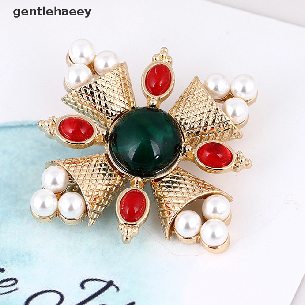 Ghim Cài Áo Hình Thánh Giá Đính Ngọc Trai Thời Trang Cho Nữ